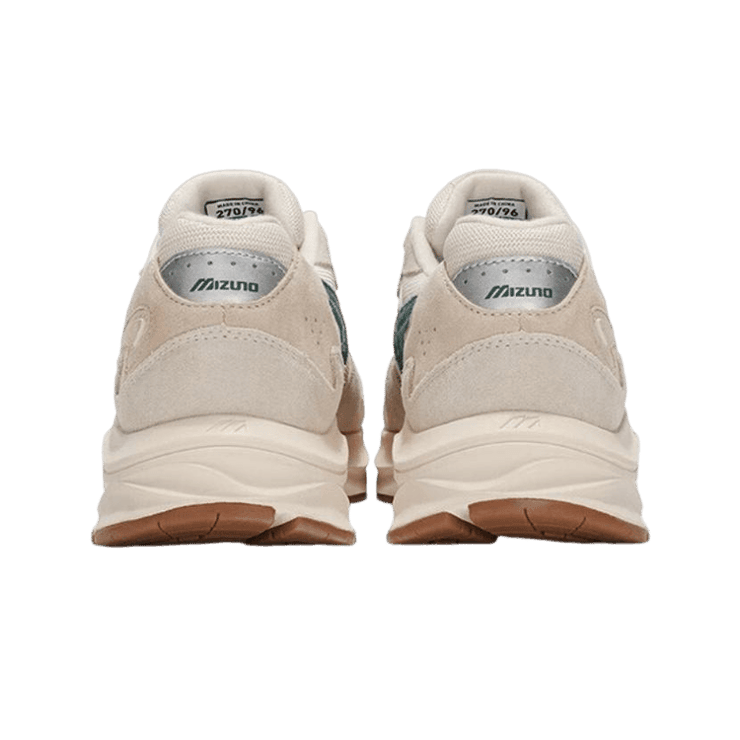 Mizuno Pi Retro Low White Green Angle 1