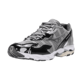 Mizuno Wave Rider 10 Flame Wave One Block Down Onyx Angle 1
