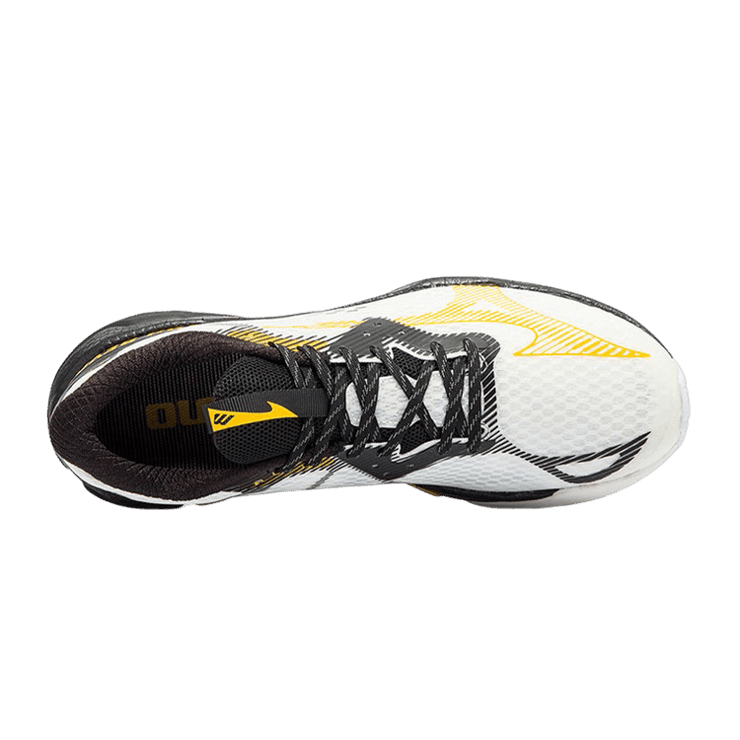 Mizuno Pi X White Black Yellow Angle 0