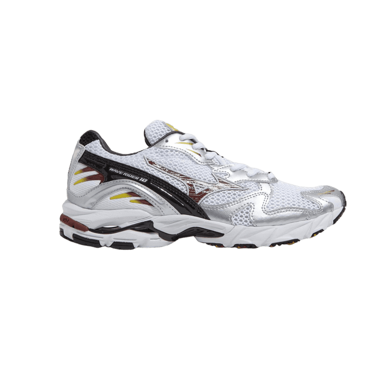 Mizuno Wave Rider 10 White Angle 0