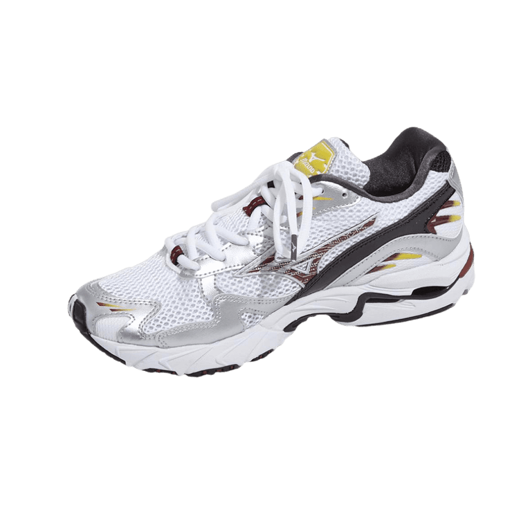 Mizuno Wave Rider 10 White Angle 1