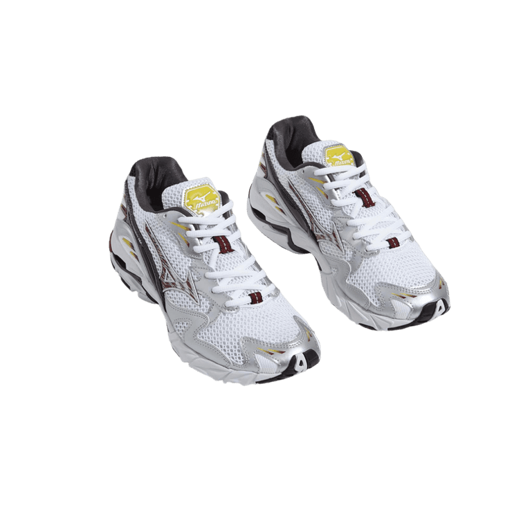 Mizuno Wave Rider 10 White Angle 2