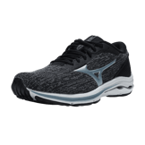 Mizuno Wave Kizuna 3 Black Silver Angle 0