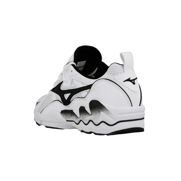 Mizuno Wave Rider 1 White Black Angle 1