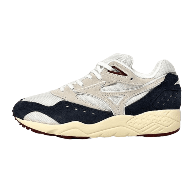 Mizuno Contender Grey White Blue Angle 1