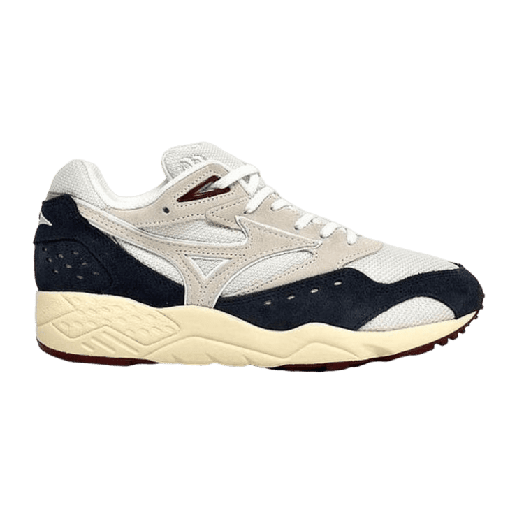 Mizuno Contender Grey White Blue Angle 2