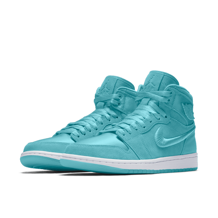 Jordan 1 Retro High Season of Her Light Aqua (W) Angle 2