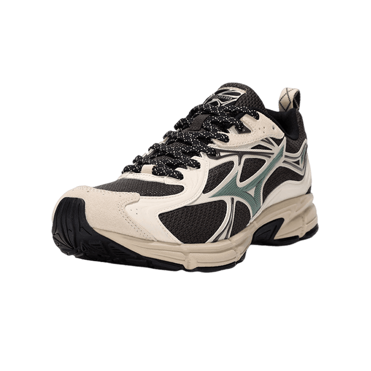 Mizuno Wave Rider 10 Bamboo White Angle 1