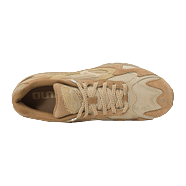 Mizuno Wave Solar Apricot Brown Angle 0