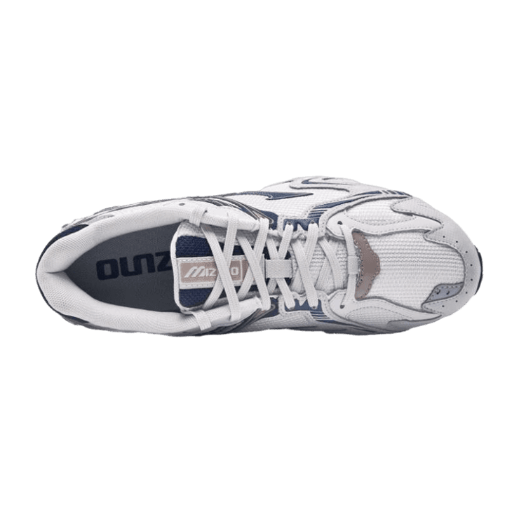 Mizuno Wave Solar V2 Beige Navy Angle 0