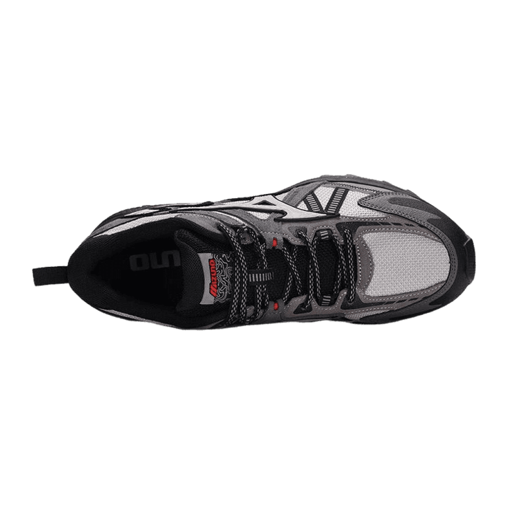 Mizuno Racer Trail Grey Black Angle 1