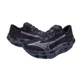 Mizuno Wave Rebellion Pro Black Grey Red Angle 1