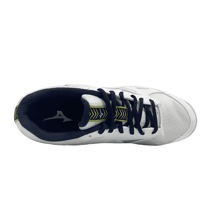 Mizuno Cyclone Speed White Silver Angle 0