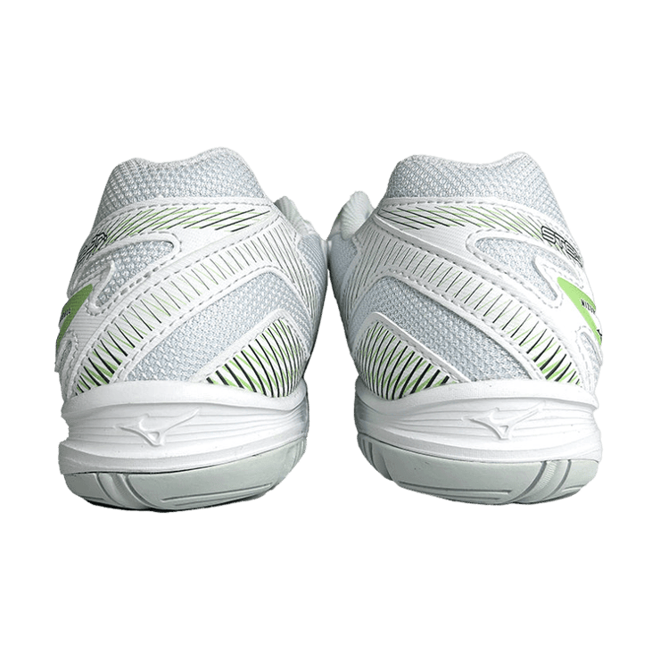 Mizuno Cyclone Speed 4 White Green Grey Angle 1