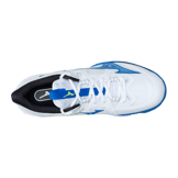 Mizuno Wave Claw Neo 2 White Blue Yellow Angle 1