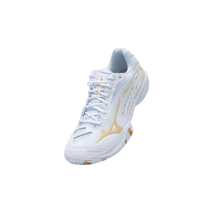 Mizuno Wave Claw Pro White Gold Angle 0