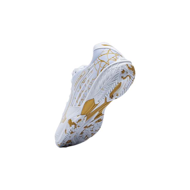 Mizuno Wave Claw Pro White Gold Angle 1
