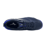 Mizuno Dynablitz Volleyball Black Blue White Angle 1