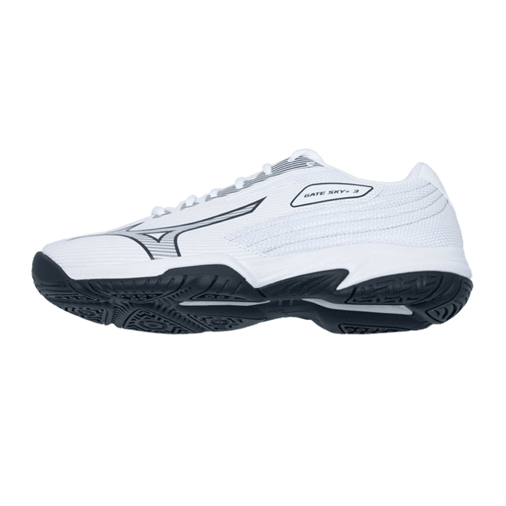 Mizuno Gate Sky Plus 3 Wide White Ombre Blue Angle 2