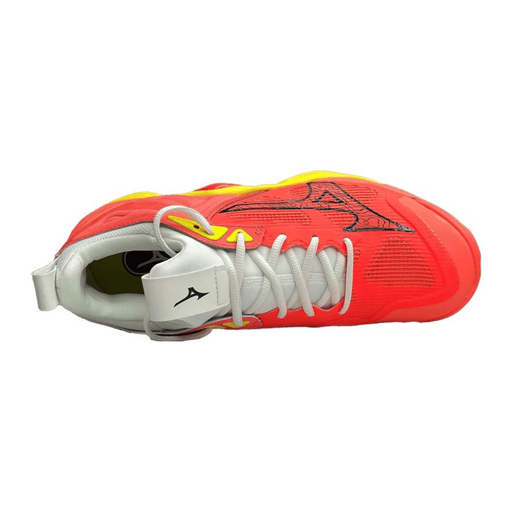 Mizuno Wave Momentum 3 Neon Orange Angle 0