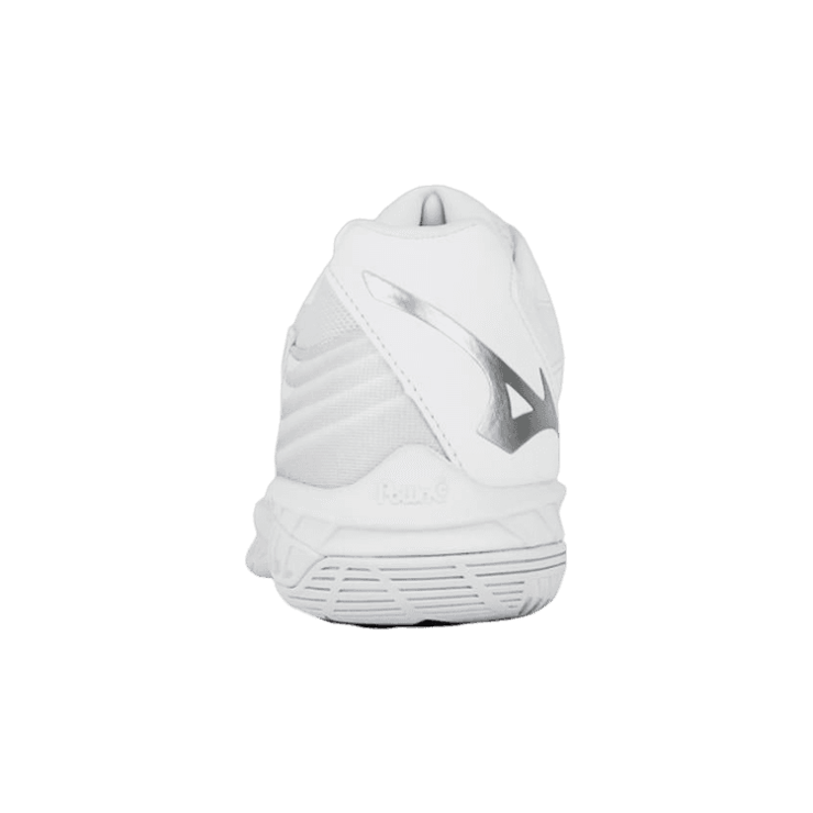 Mizuno Wave Claw II White Silver Angle 2