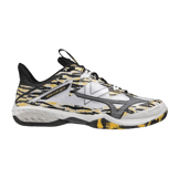 Mizuno Wave Claw Neo II White Black Yellow Angle 0