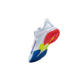 Mizuno Wave Claw Neo White Blue Red Angle 0