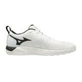 Mizuno Wave Supersonic 2 Volleyball White Black Angle 0