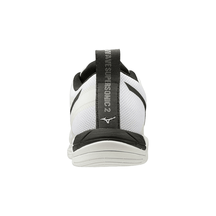 Mizuno Wave Supersonic 2 Volleyball White Black Angle 2