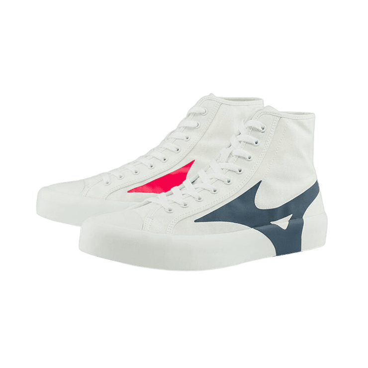 Mizuno Courts Og Hi Leisure White Angle 0