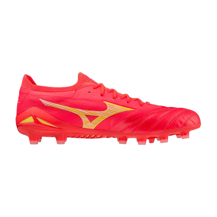 Mizuno Morelia Neo IV Beta Japan Red Gold Angle 0