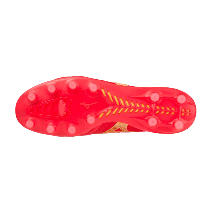 Mizuno Morelia Neo IV Beta Japan Red Gold Angle 3