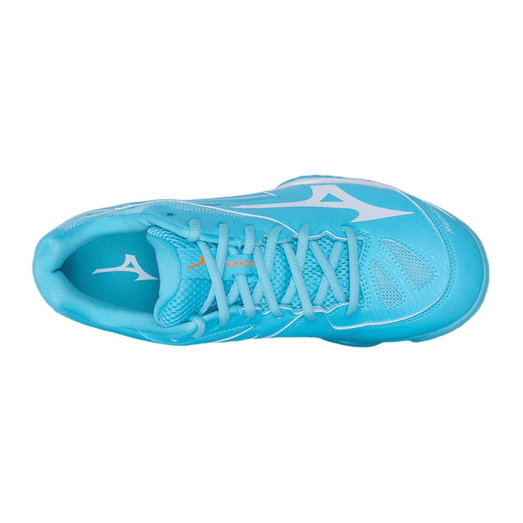 Mizuno Wave Claw II Sky Blue Angle 2