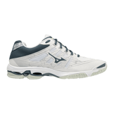 Mizuno Wave Voltage White Grey Angle 0