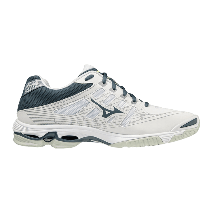 Mizuno Wave Voltage White Grey Angle 0