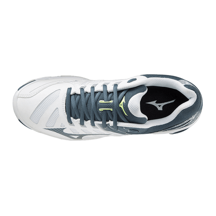 Mizuno Wave Voltage White Grey Angle 1