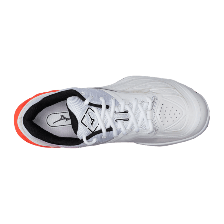 Mizuno Wave Fang 2 White Fiery Coral Angle 1