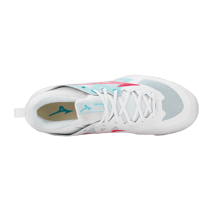 Mizuno Fang Zero II White Coral Blue Angle 1