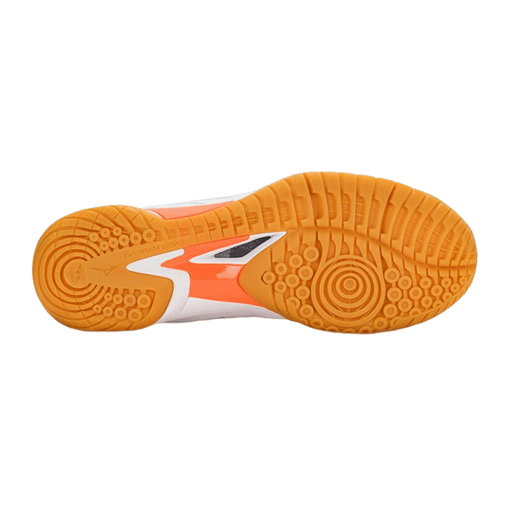 Mizuno Fang Zero II White Coral Blue Angle 3