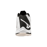 Mizuno Wave Lightning Z7 Mid Volleyball White Black Grey Angle 2