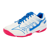 Mizuno Gate Sky Plus II White Blue Red Angle 1
