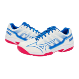 Mizuno Gate Sky Plus II White Blue Red Angle 2