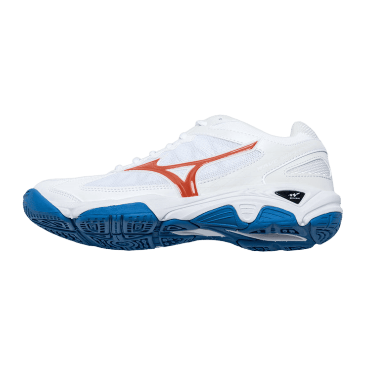 Mizuno Training Low White Blue Red Angle 2