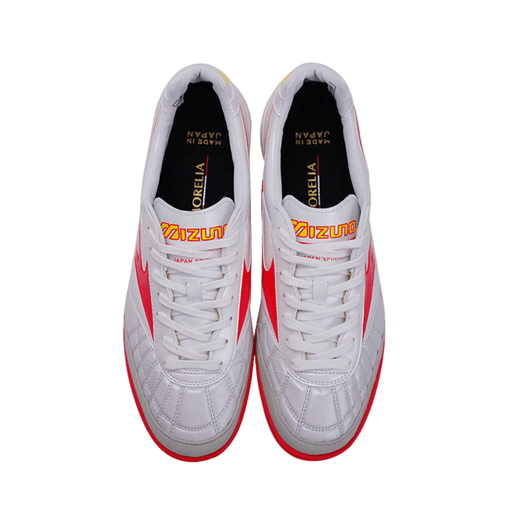 Mizuno Morelia Sala Japan TF White Red Angle 1