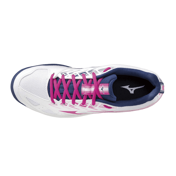 Mizuno Sky Blaster II White Pink Navy (W) Angle 1
