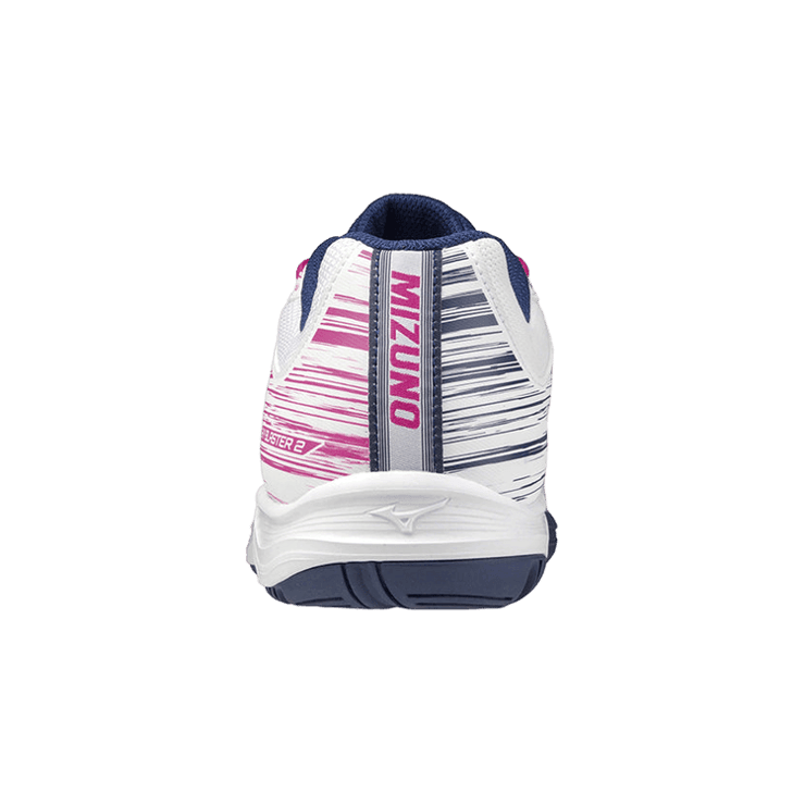 Mizuno Sky Blaster II White Pink Navy (W) Angle 2