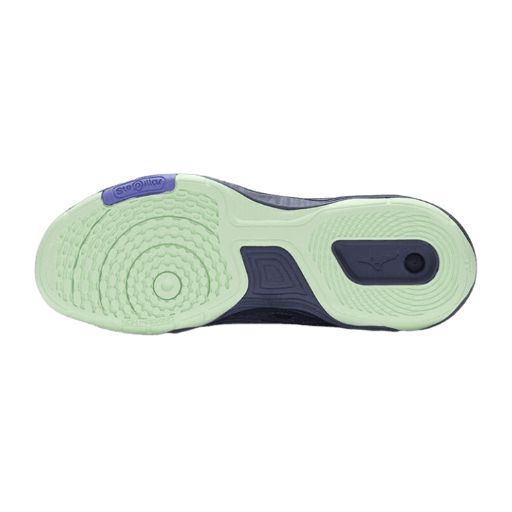 Mizuno Wave Medal 7 Deep Blue Angle 2