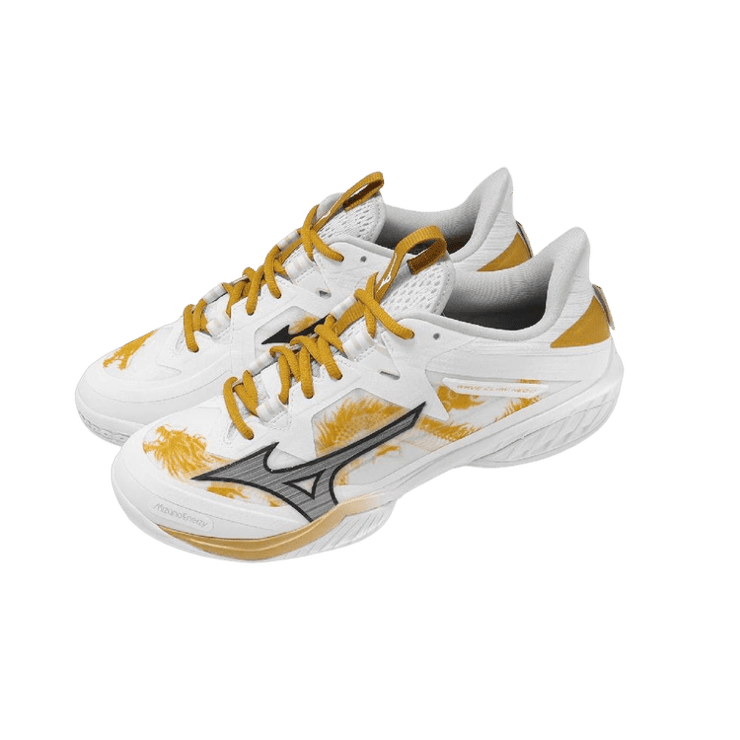 Mizuno Wave Claw Neo 2 White Gold Angle 1