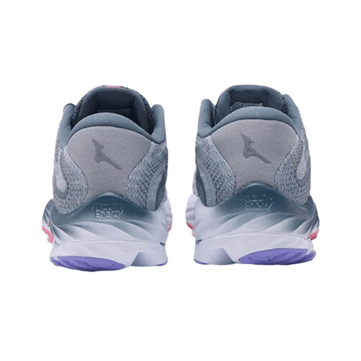 Mizuno Wave Rider 27 Ash Lilac Angle 2