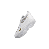 Mizuno Wave Dimension Volleyball White Gold Angle 1